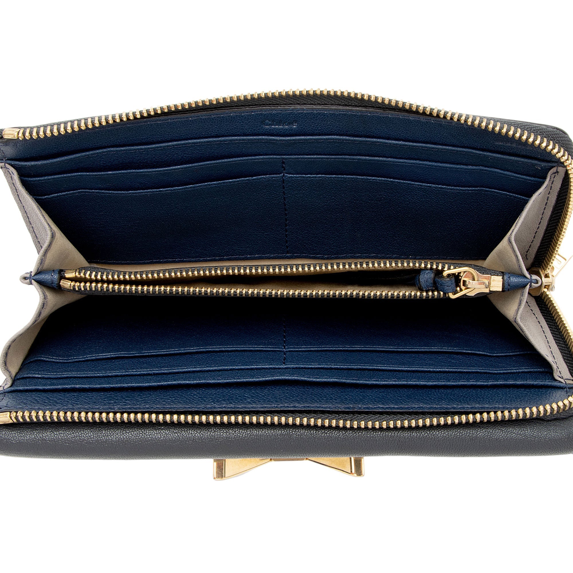 Chloe Leather Bobbi Continental Wallet (SHF-ExiQZ3)