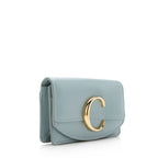 Chloe Leather C Card Holder - FINAL SALE (SHF-15092)