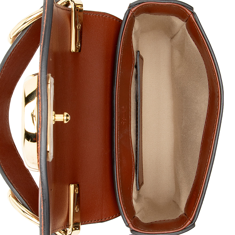 Chloe Leather C Mini Shoulder Bag (SHF-18627)