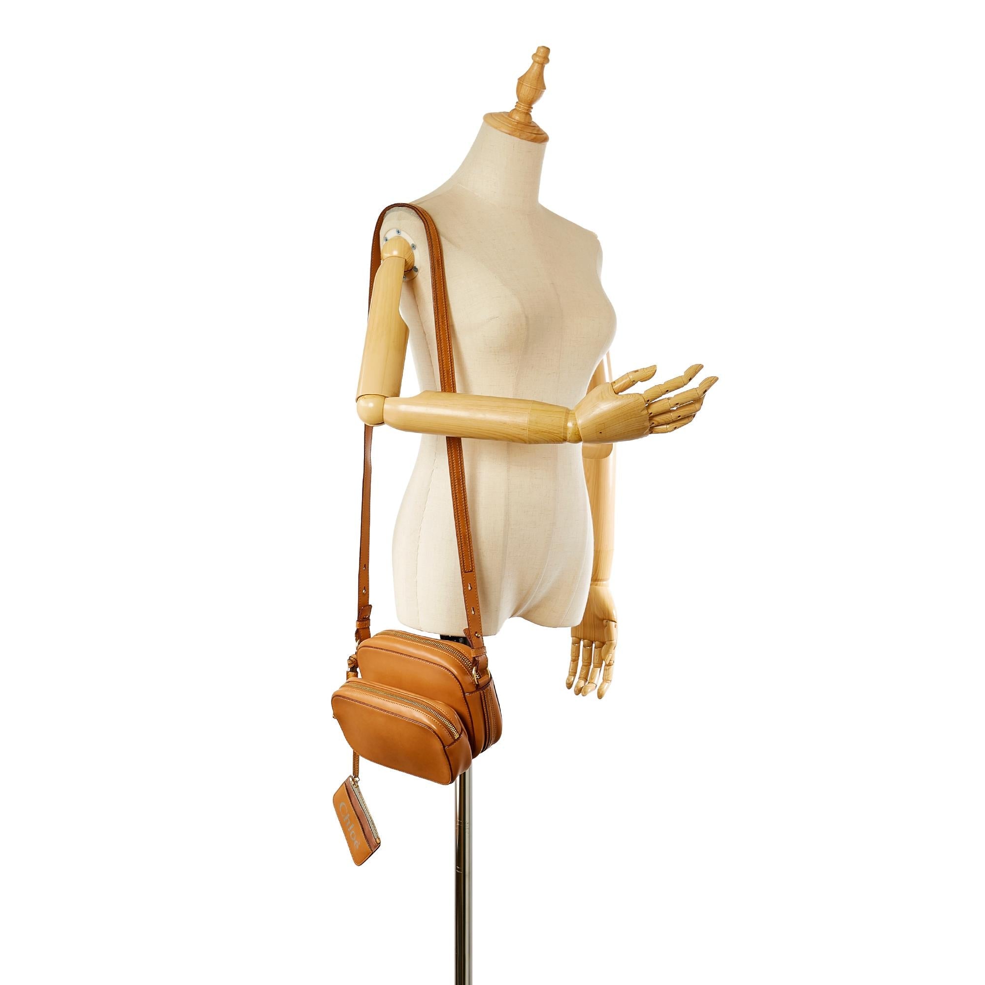 Chloe Leather Crossbody Bag (SHG-23870)