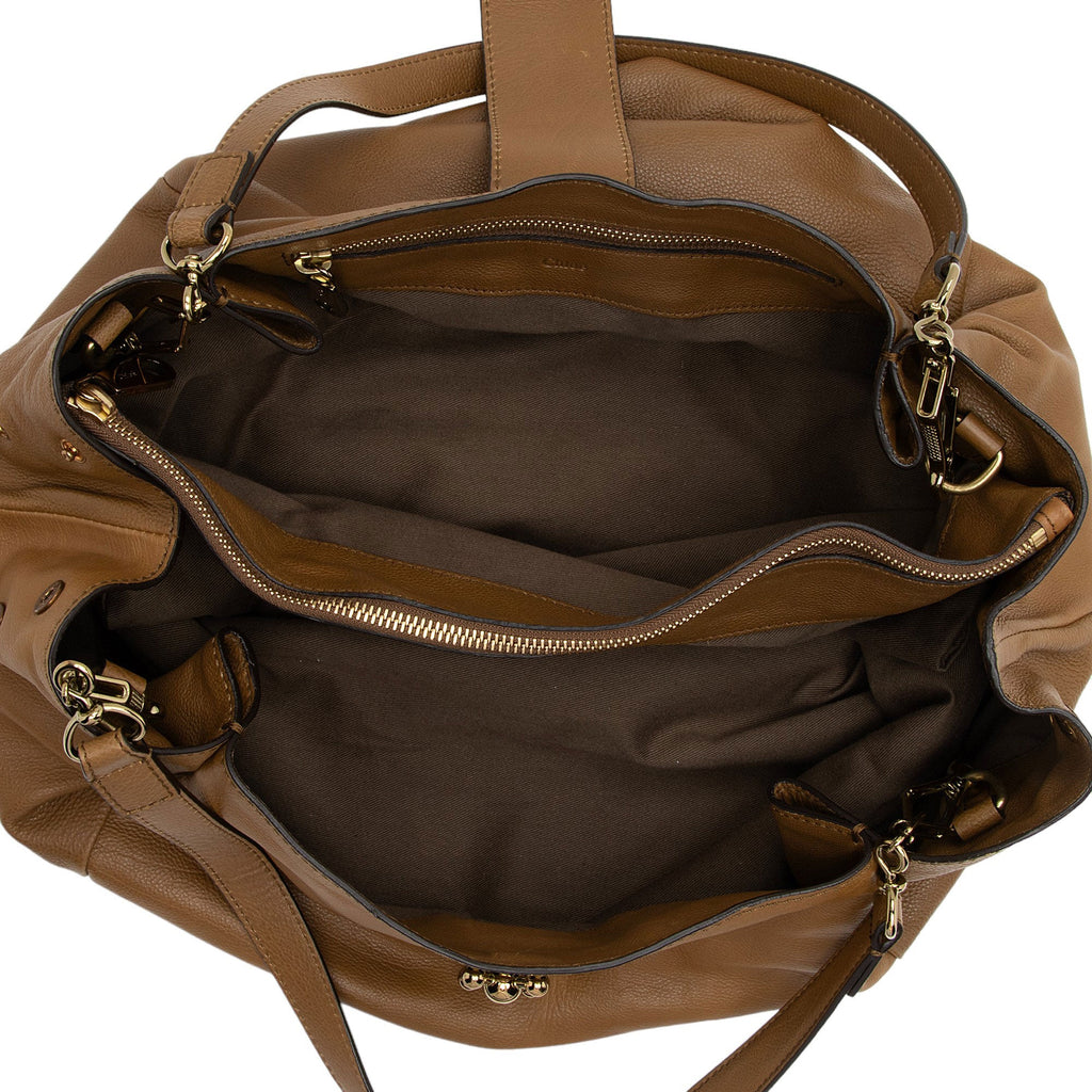 Chloe Leather Elsie Satchel (SHF-d9KrbZ)