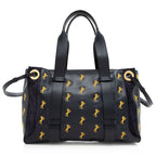 Chloe Leather Embroidered Little Horses Tao Tote