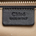 Chloe Leather Embroidered Little Horses Tao Tote