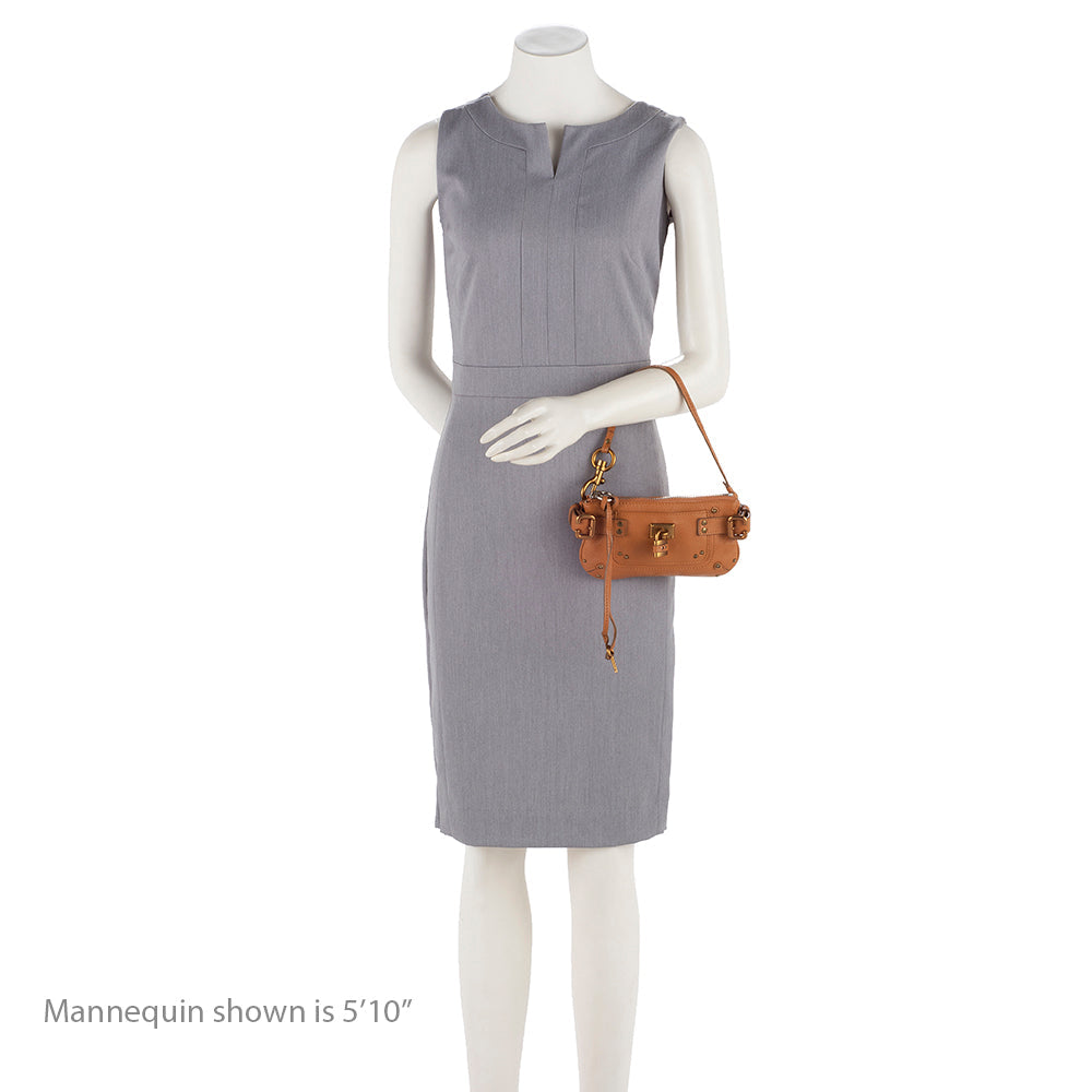 Chloe Leather Paddington Clutch - FINAL SALE (SHF-12061)