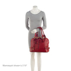 Chloe Leather Paddington Dome Satchel (SHF-cx83UC)