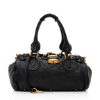 Chloe Leather Paddington Medium Satchel (SHF-19174)