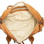 Chloe Leather Paddington Zippered Medium Satchel (SHF-20073)