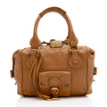 Chloe Leather Paddington Front Pocket Satchel (SHF-22244)