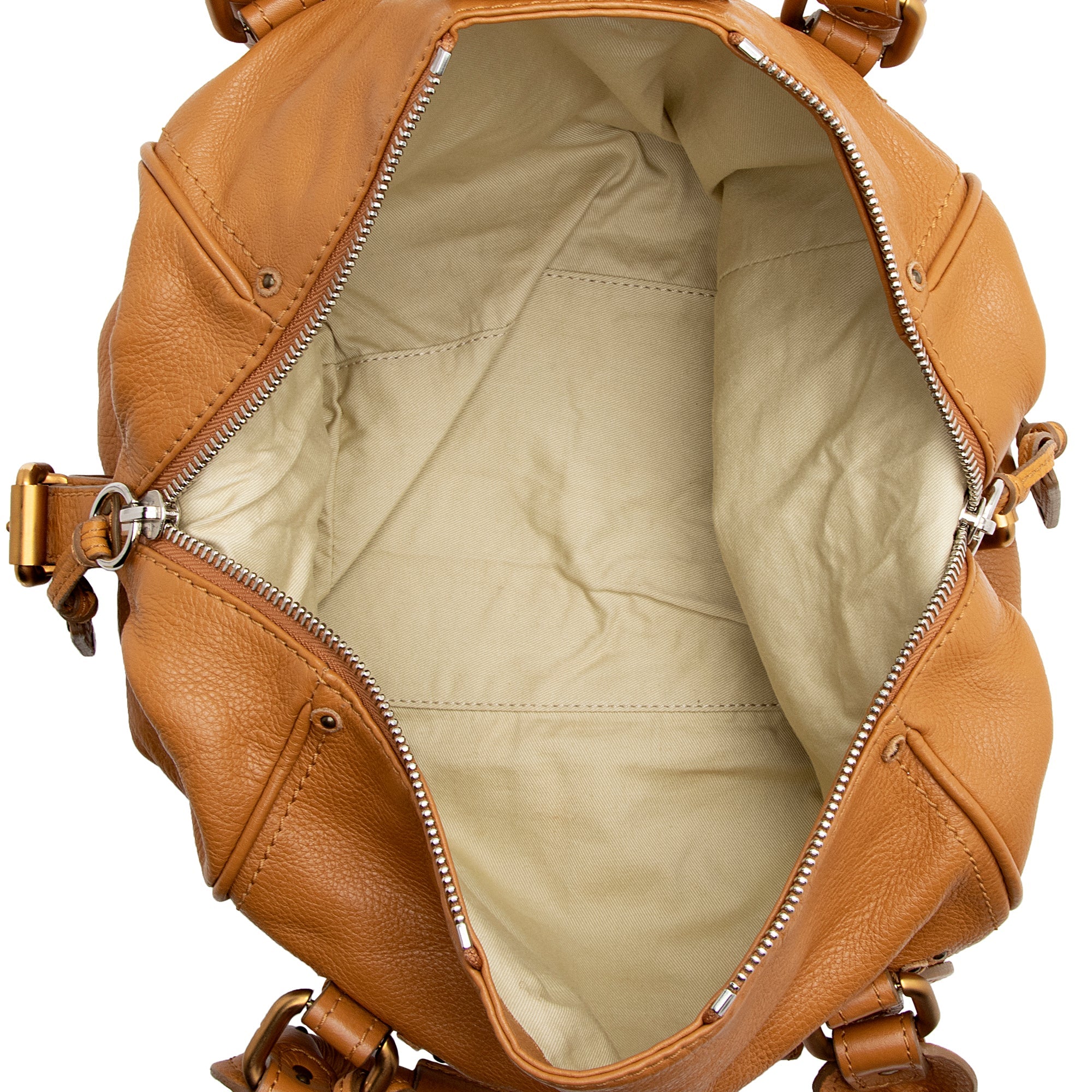 Chloe Leather Paddington Front Pocket Satchel (SHF-22244)
