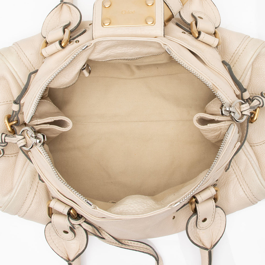 Chloe Leather Paddington Medium Satchel (SHF-23646)