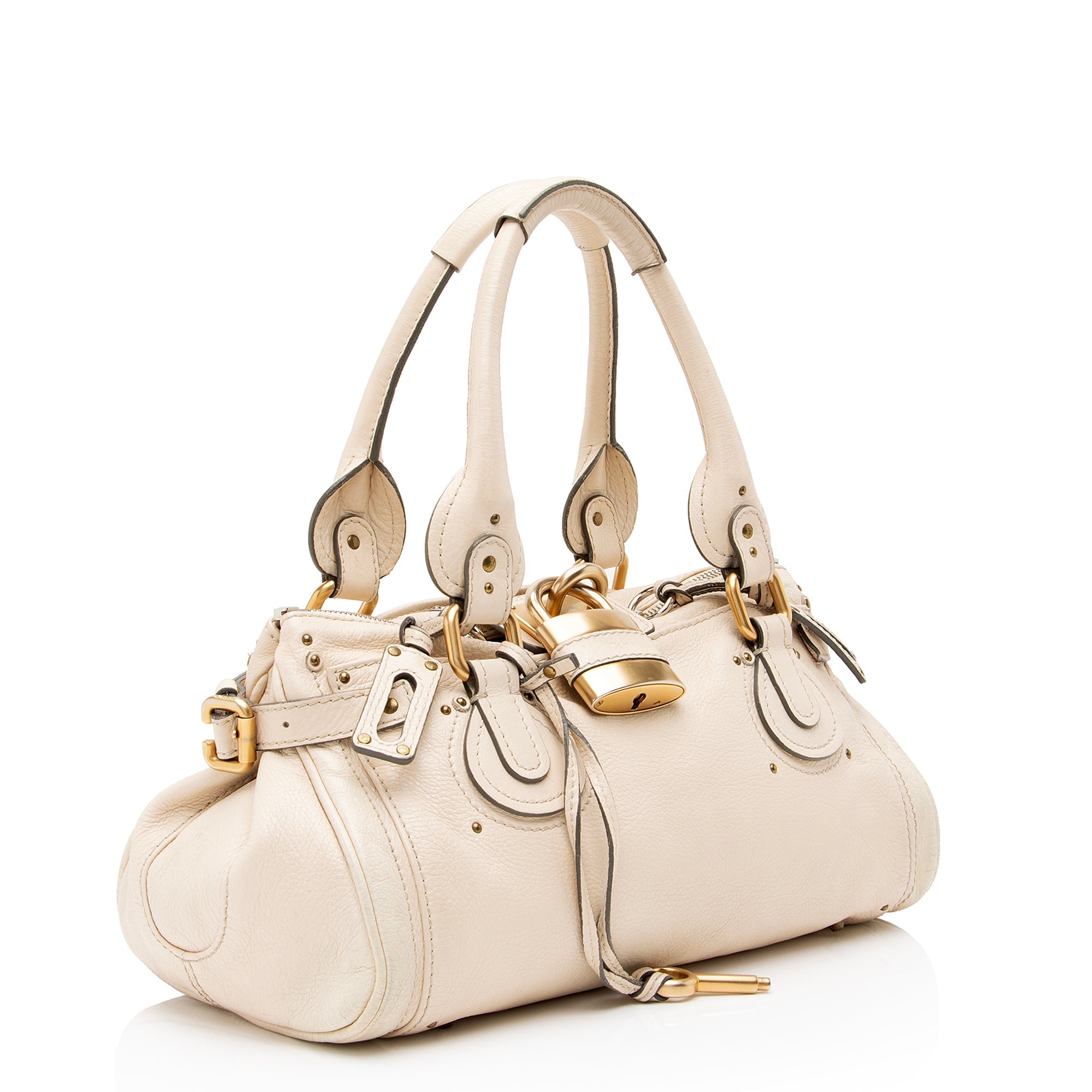 Chloe Leather Paddington Medium Satchel (SHF-23646)