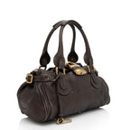 Chloe Leather Paddington Medium Satchel (SHF-j2irxU)