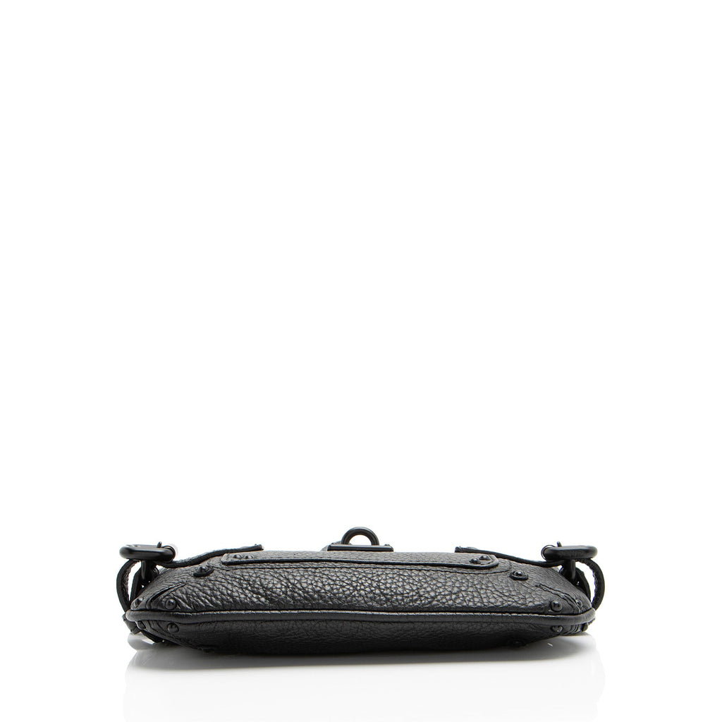 Chloe Leather Paddington Mini Clutch (SHF-OZoAbM)