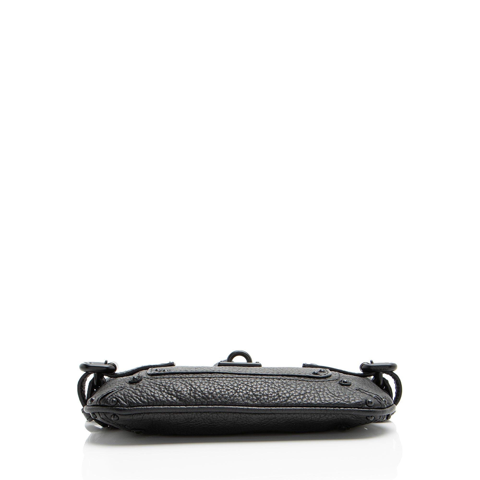 Chloe Leather Paddington Mini Clutch (SHF-OZoAbM)