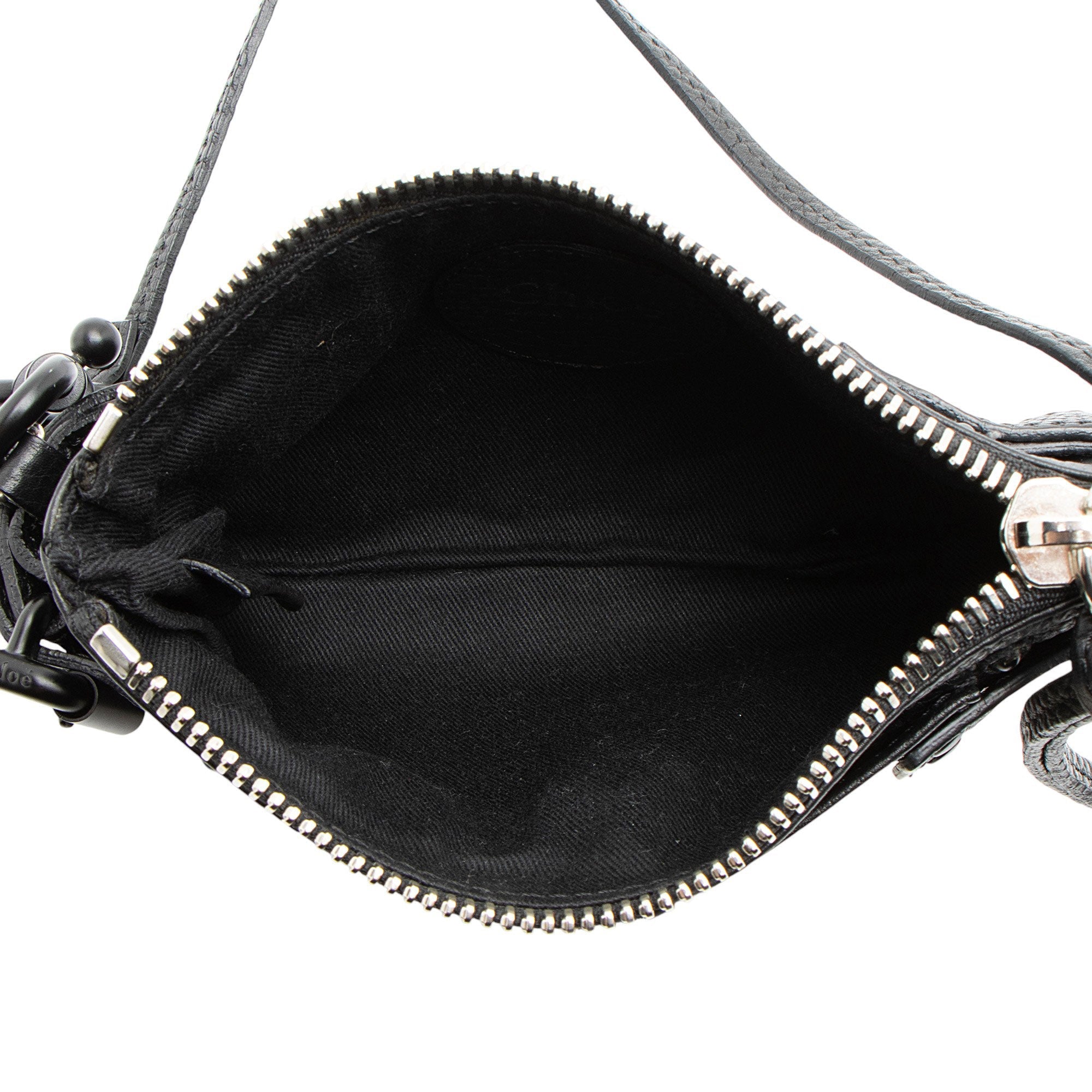 Chloe Leather Paddington Mini Clutch (SHF-OZoAbM)