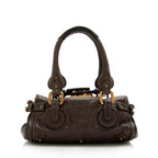 Chloe Leather Paddington Mini Satchel (SHF-17716)