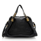Chloe Leather Paraty Medium Satchel (SHF-18289)