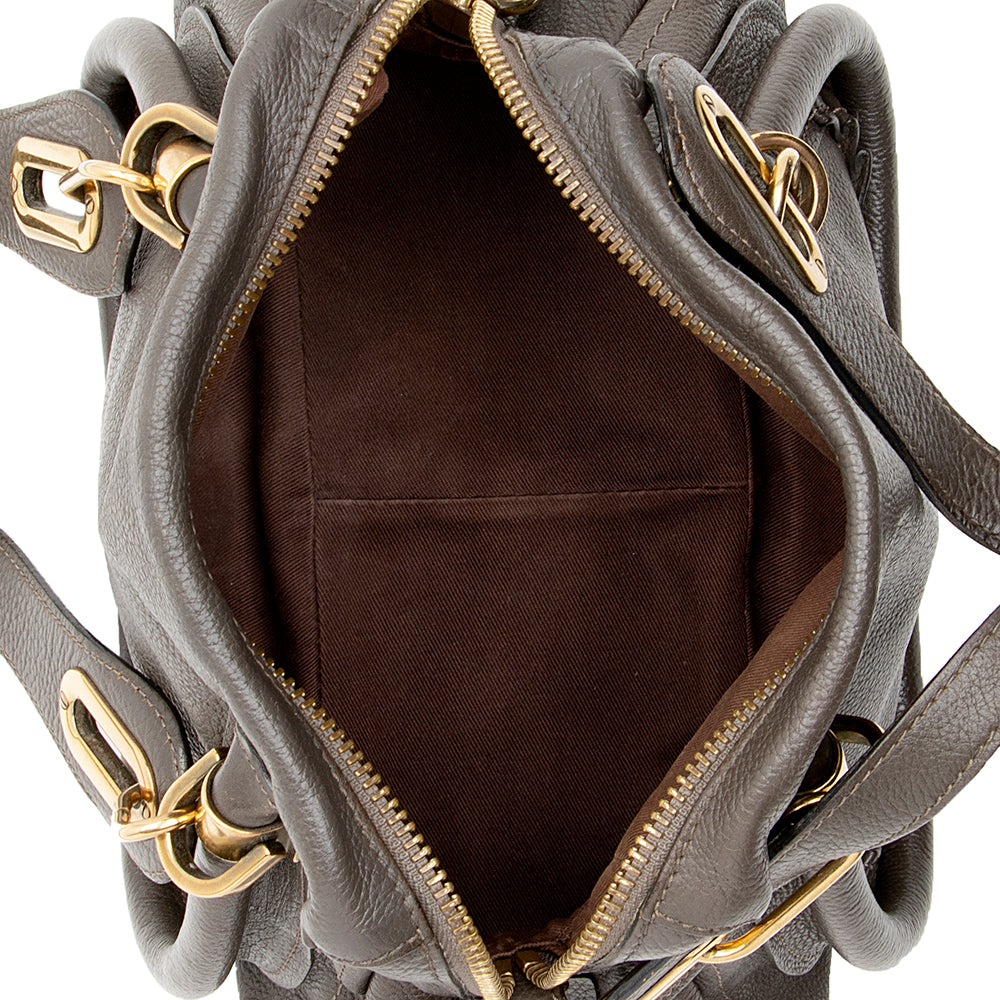Chloe Leather Paraty Small Satchel (SHF-16203)
