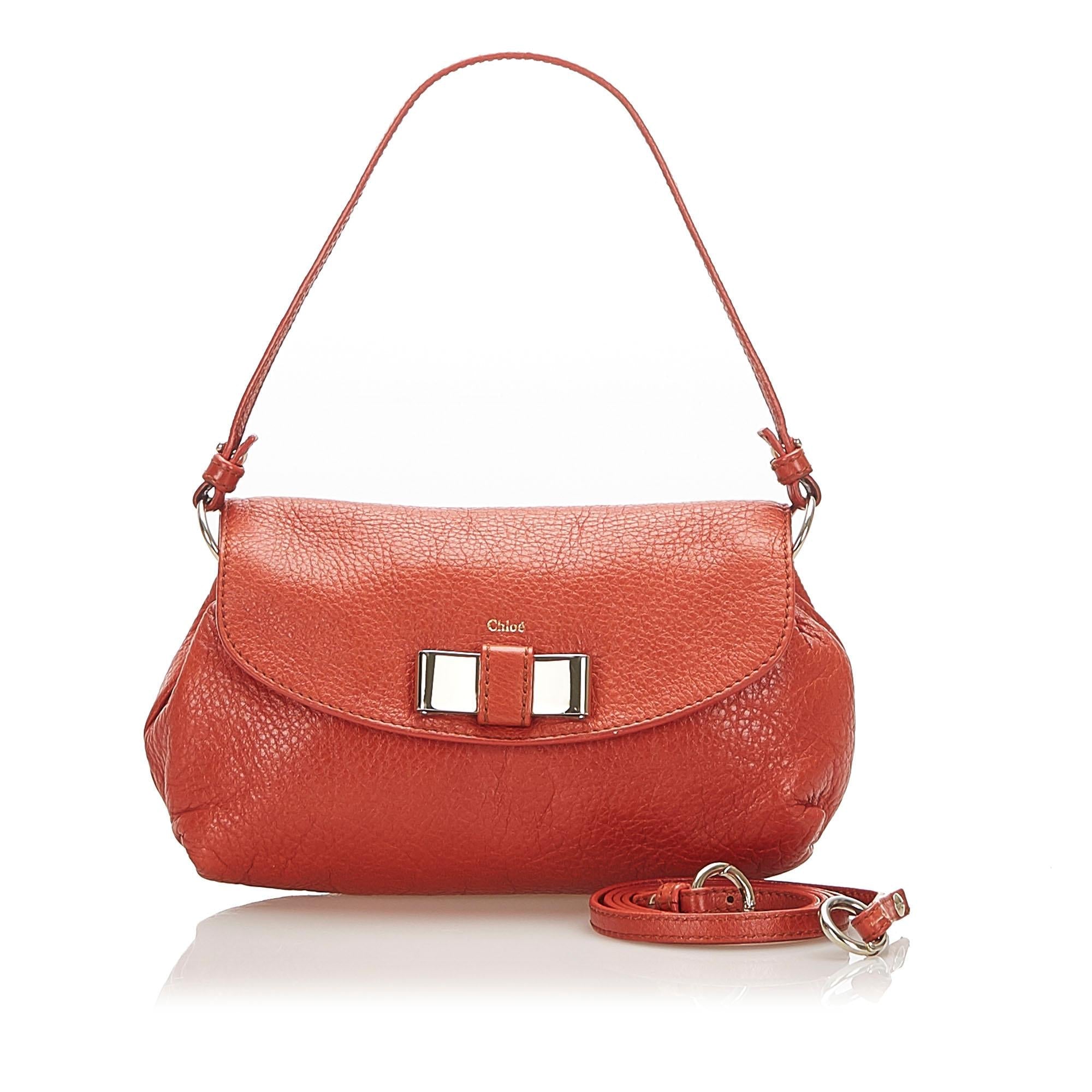 Chloe Leather Satchel (SHG-18806)