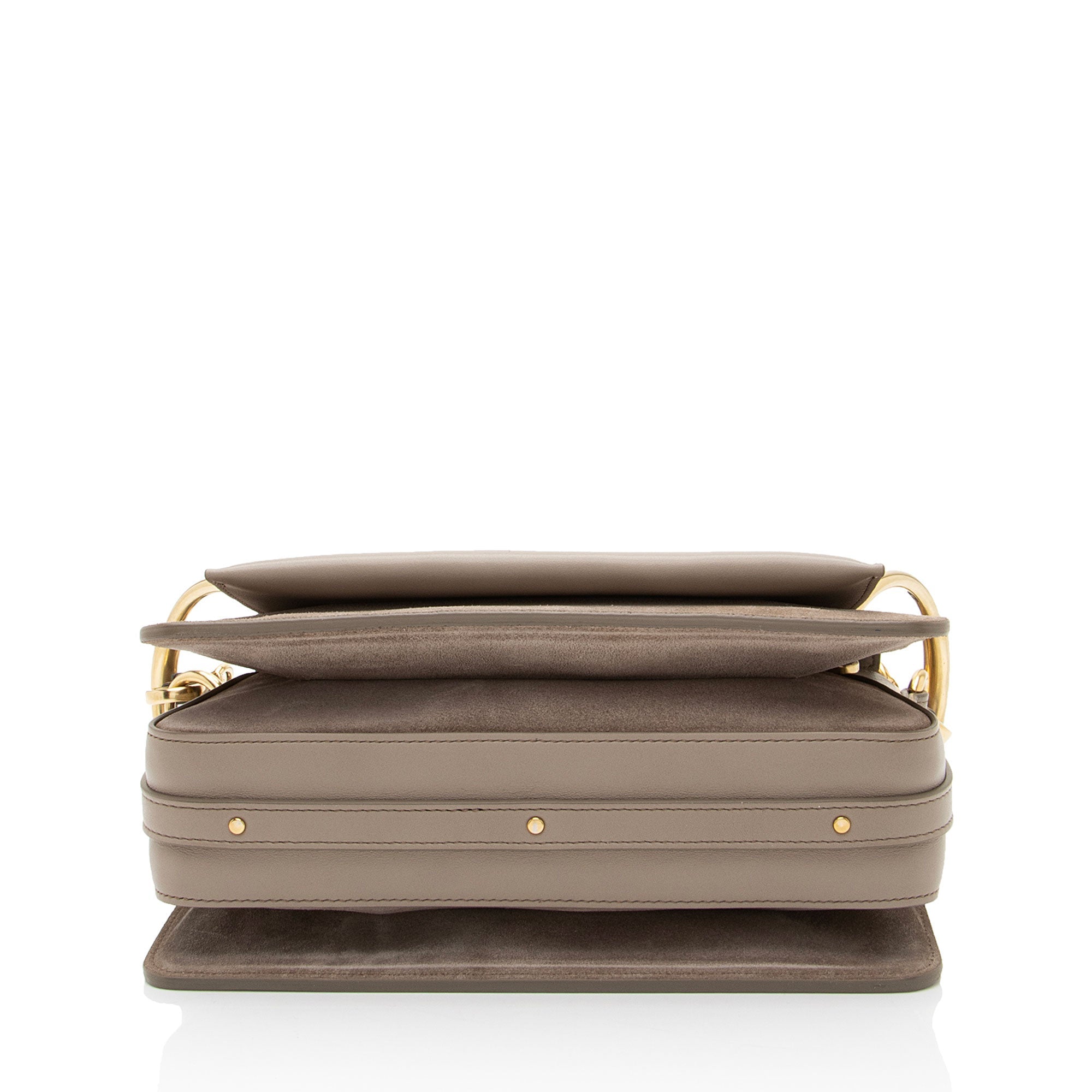 Chloe Leather Suede Roy Small Shoulder Bag