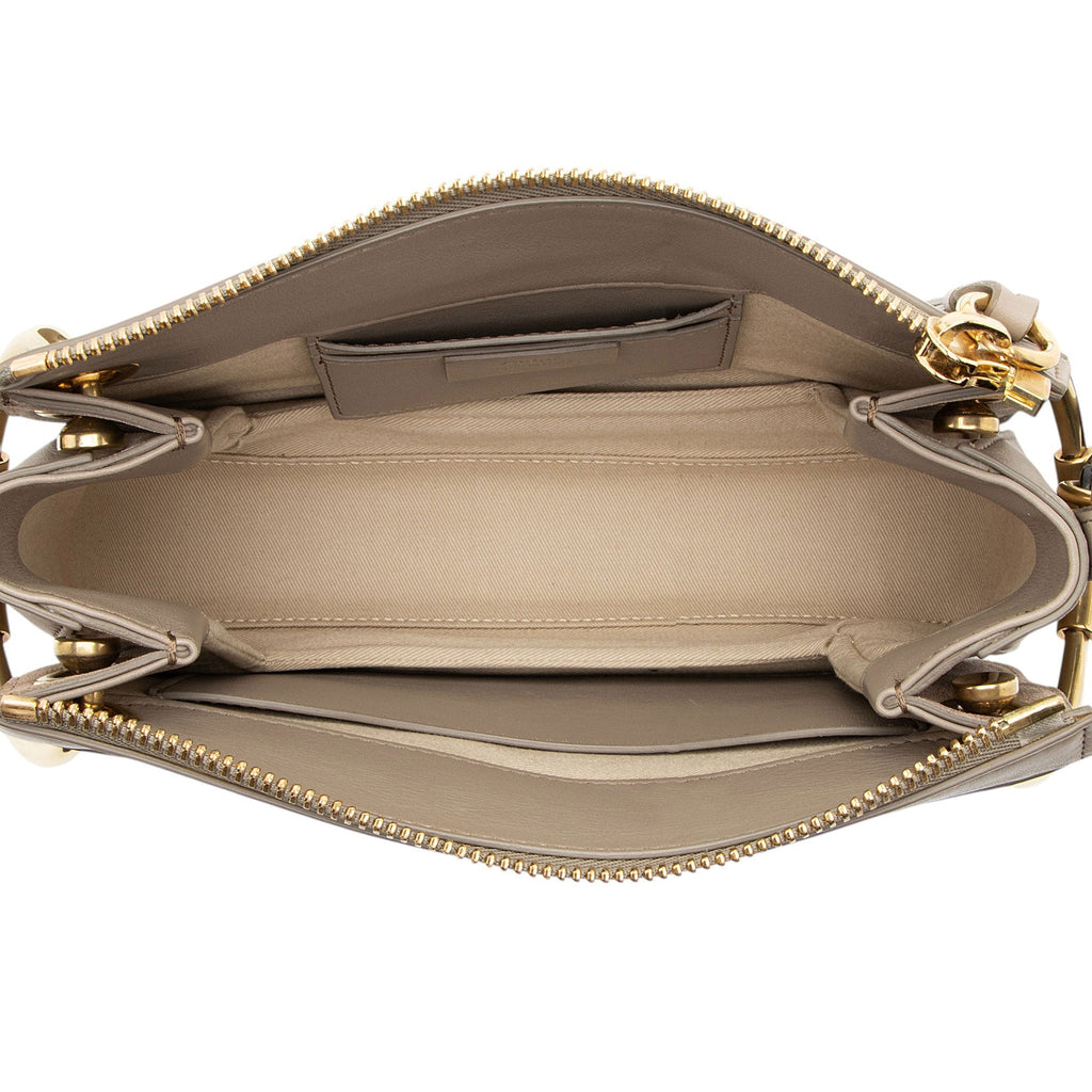 Chloe Leather Suede Roy Small Shoulder Bag