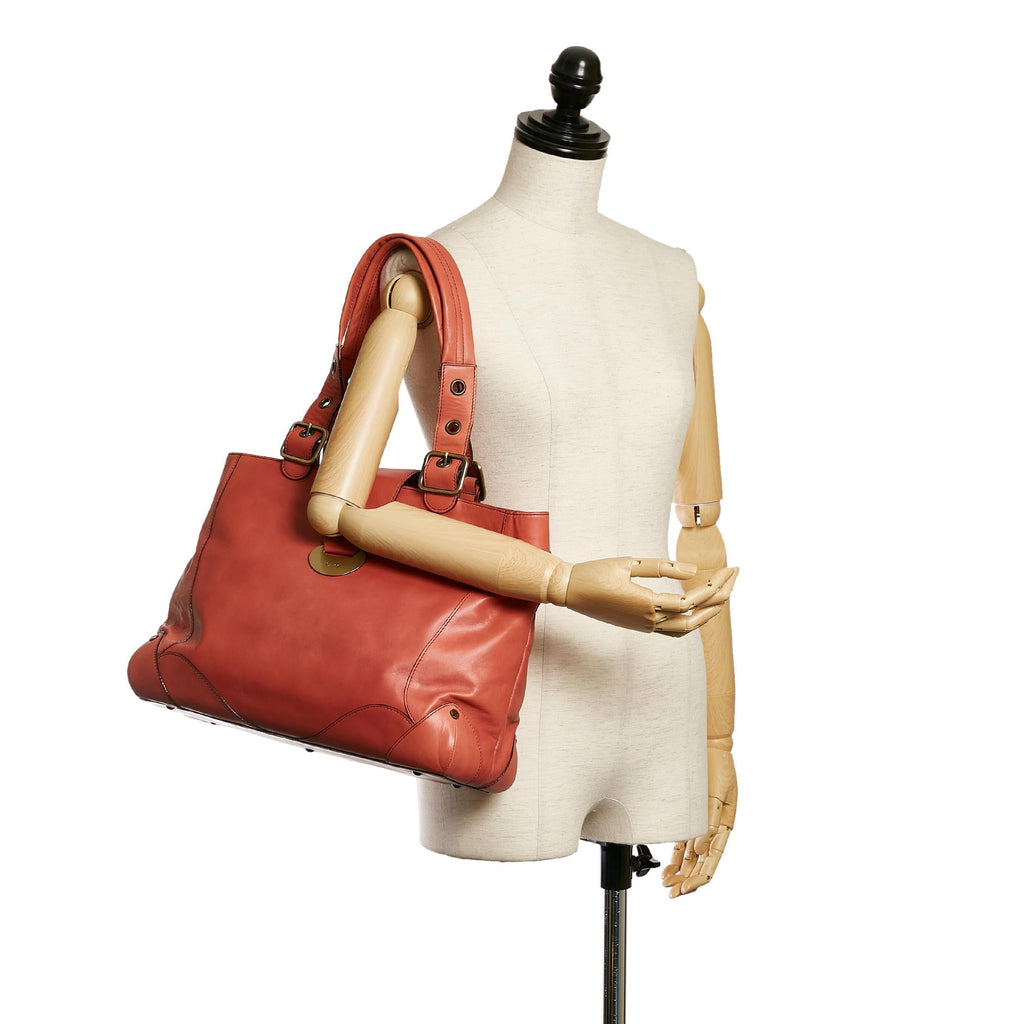 Chloe Leather Tote Bag (SHG-32522)