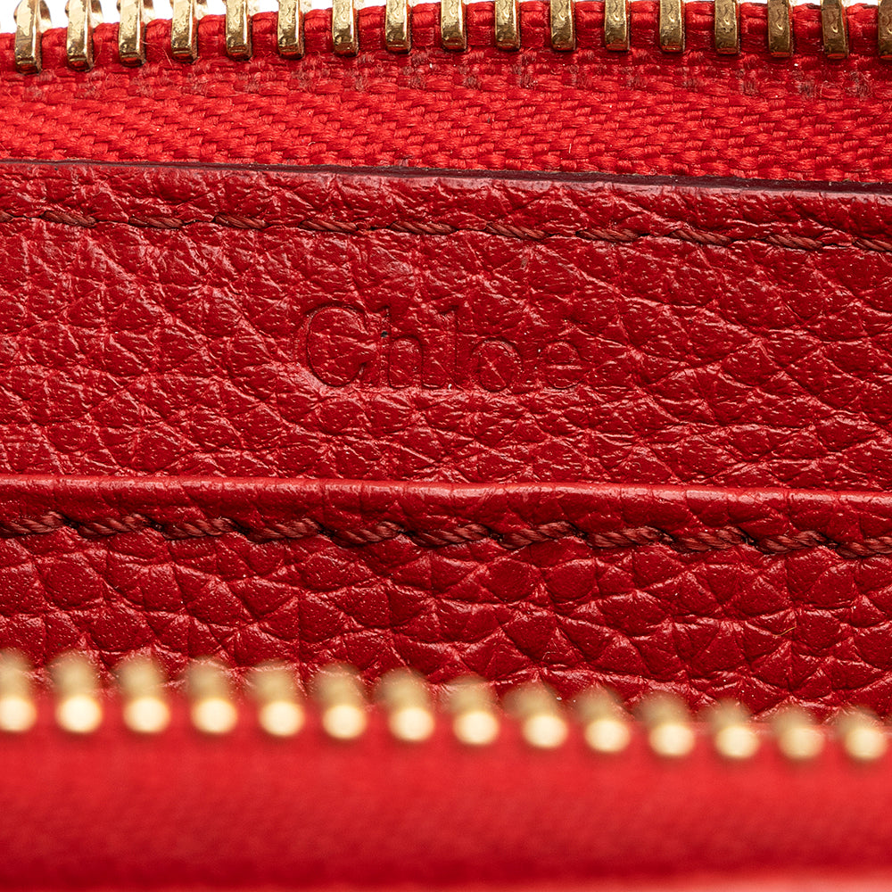 Chloe Leather Zip Wallet - FINAL SALE (SHF-19865)