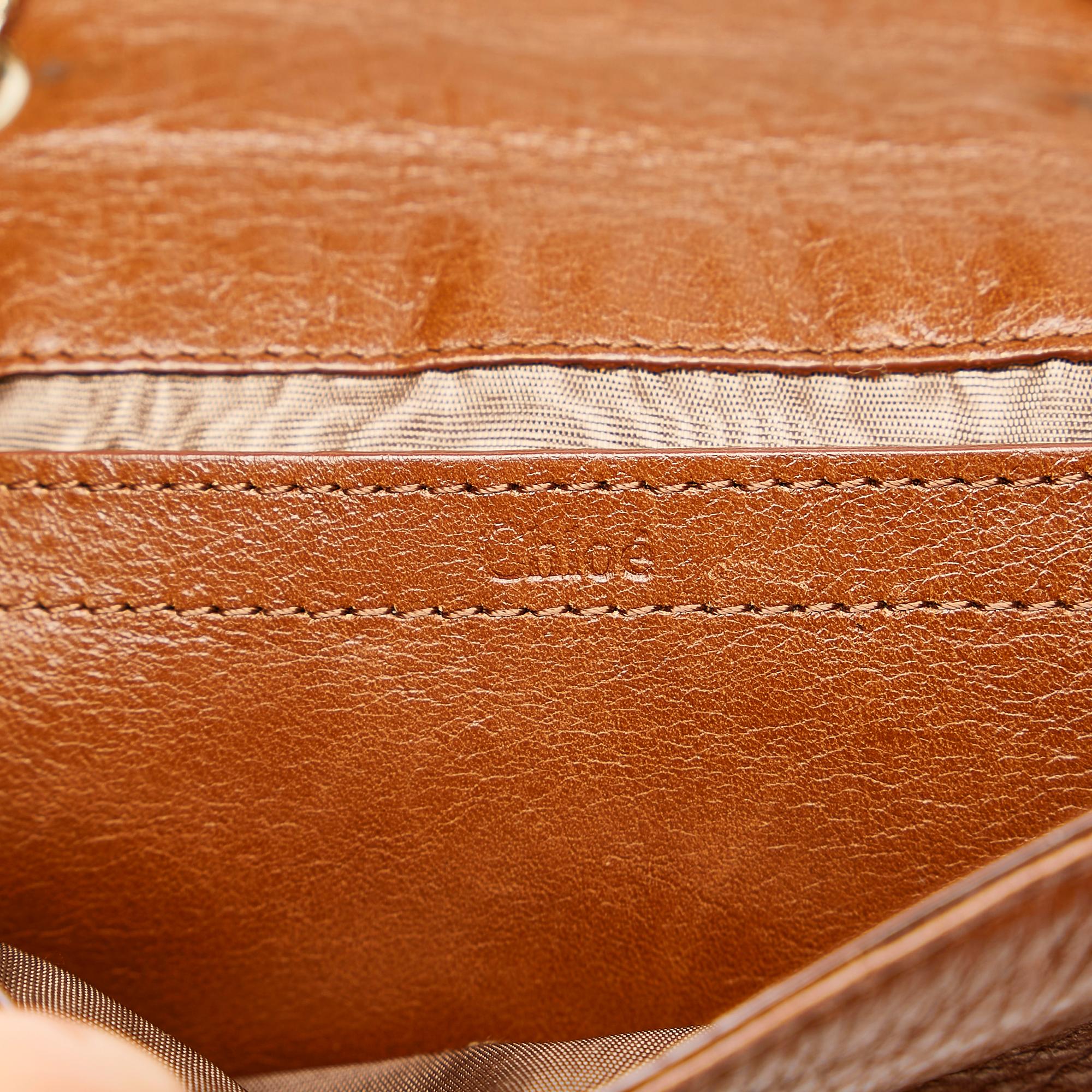 Chloe Lily Leather Crossbody Bag (SHG-31333)