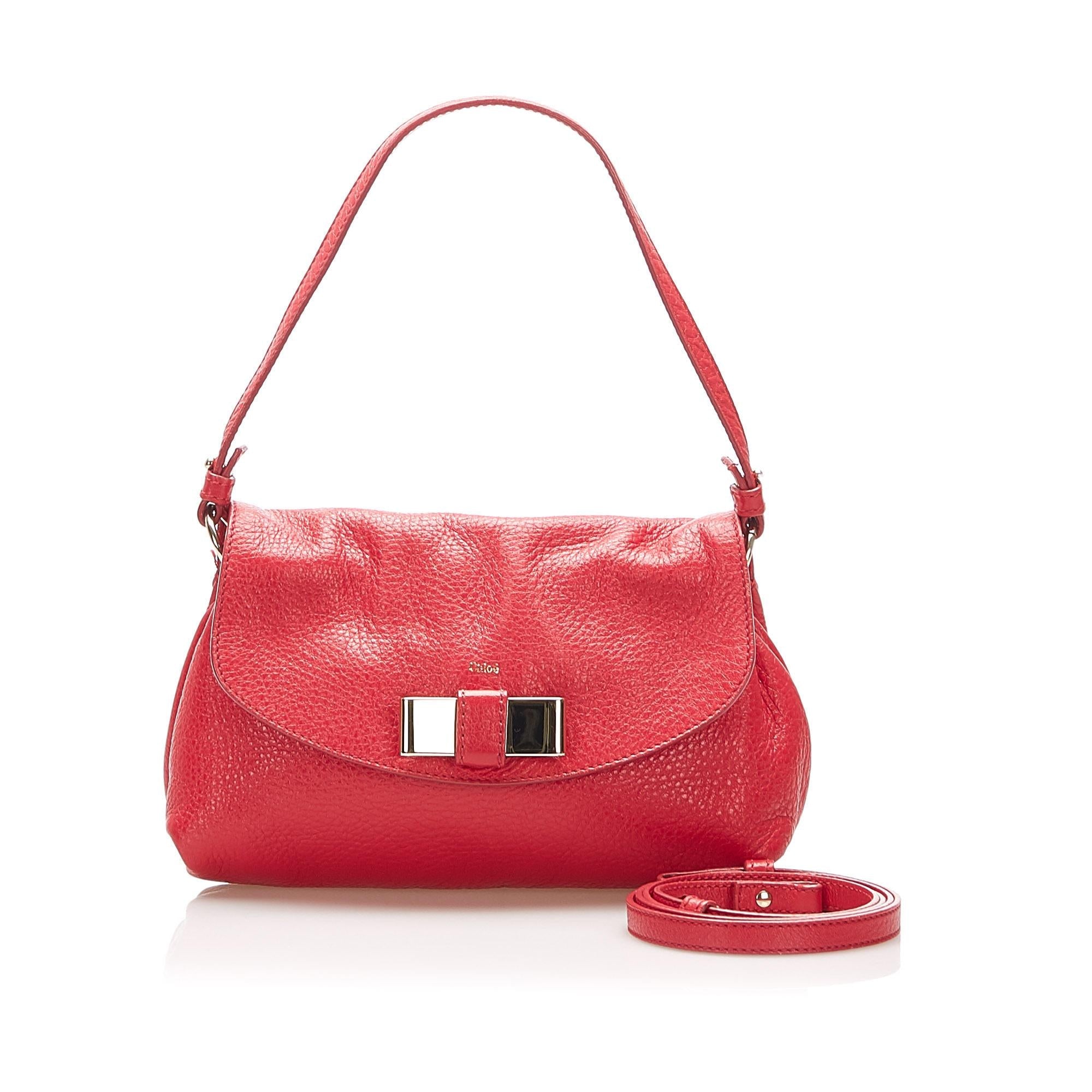 Chloe Lily Leather Satchel (SHG-gWNBO6)