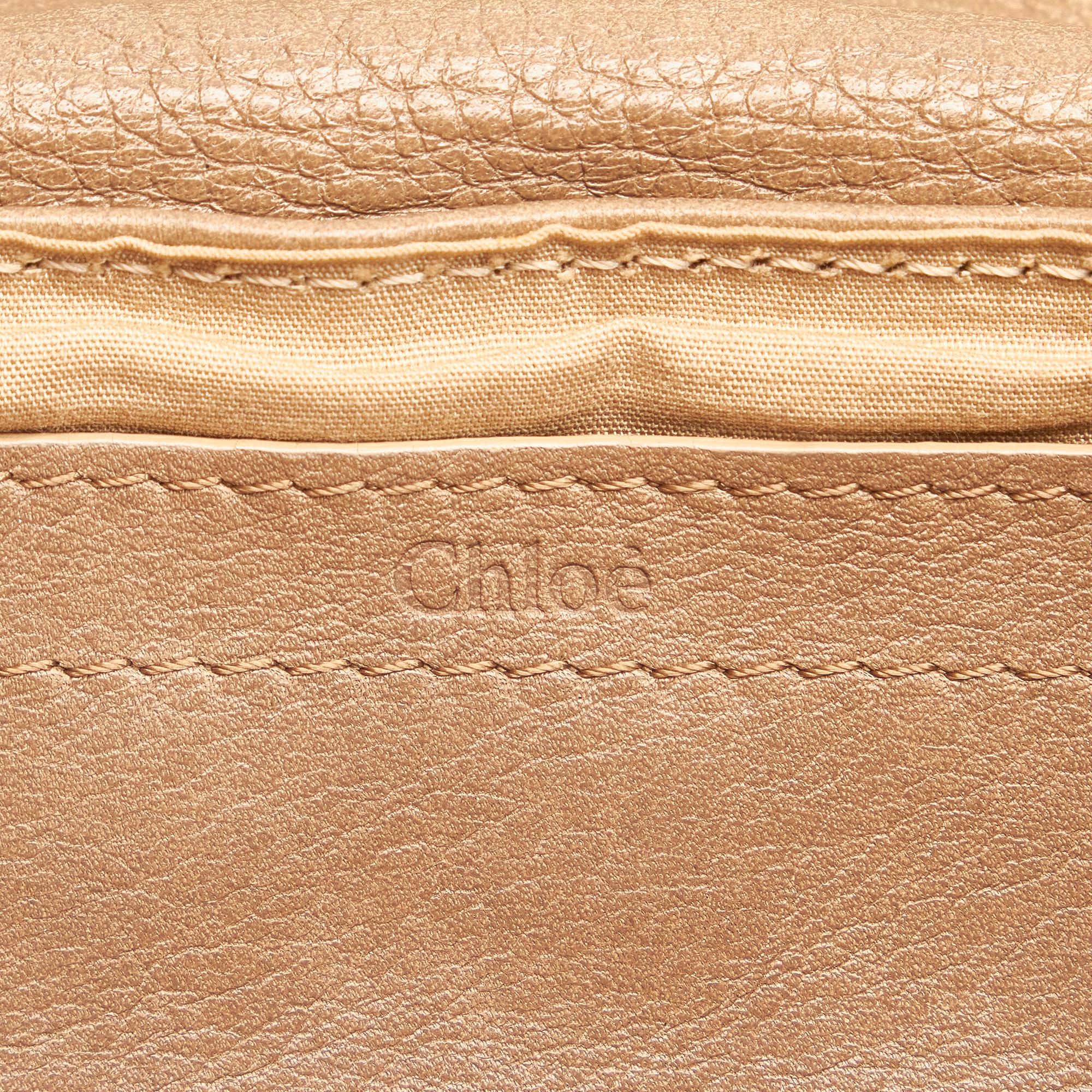 Chloe Lily Leather Satchel (SHG-BDMeVo)