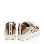 Chloe Linen Calfskin Lauren Sneakers - Size 8 / 38 (SHF-0nouT4)