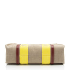 Chloe Linen Canvas Woody Medium Tote (SHF-7T4STp)