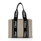 Chloe Canvas Woody Medium Tote