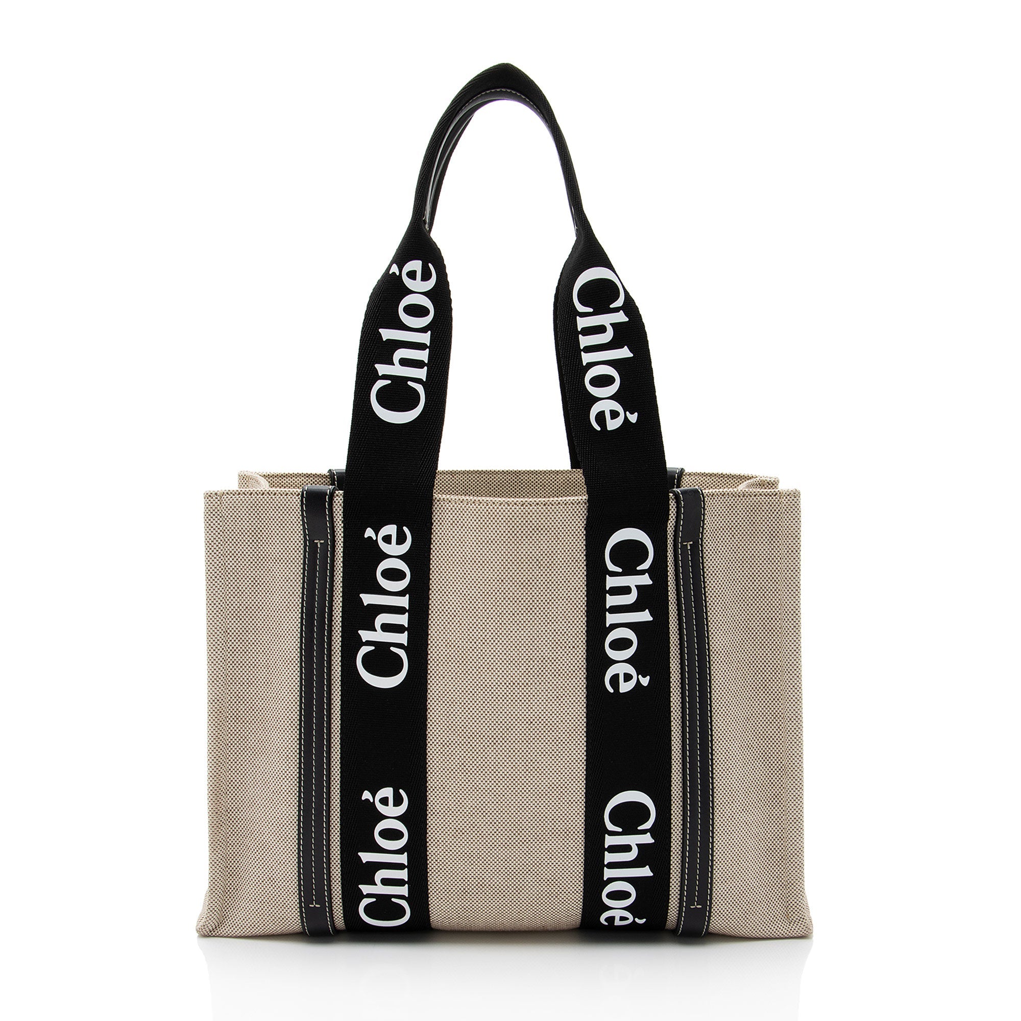 Chloe Canvas Woody Medium Tote