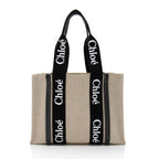 Chloe Canvas Woody Medium Tote
