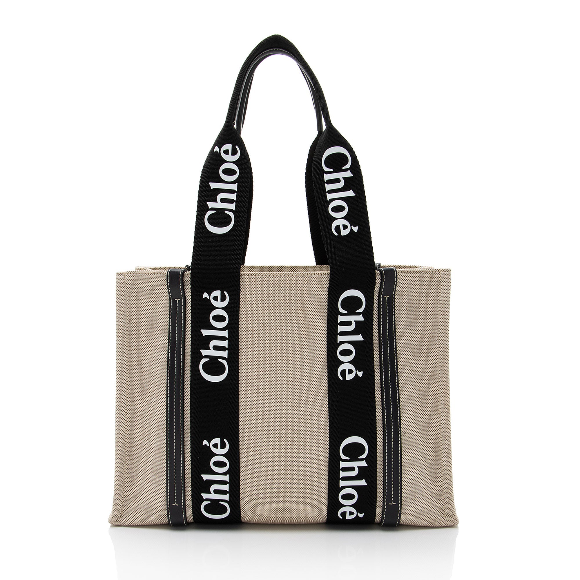 Chloe Canvas Woody Medium Tote