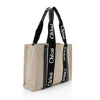 Chloe Canvas Woody Medium Tote