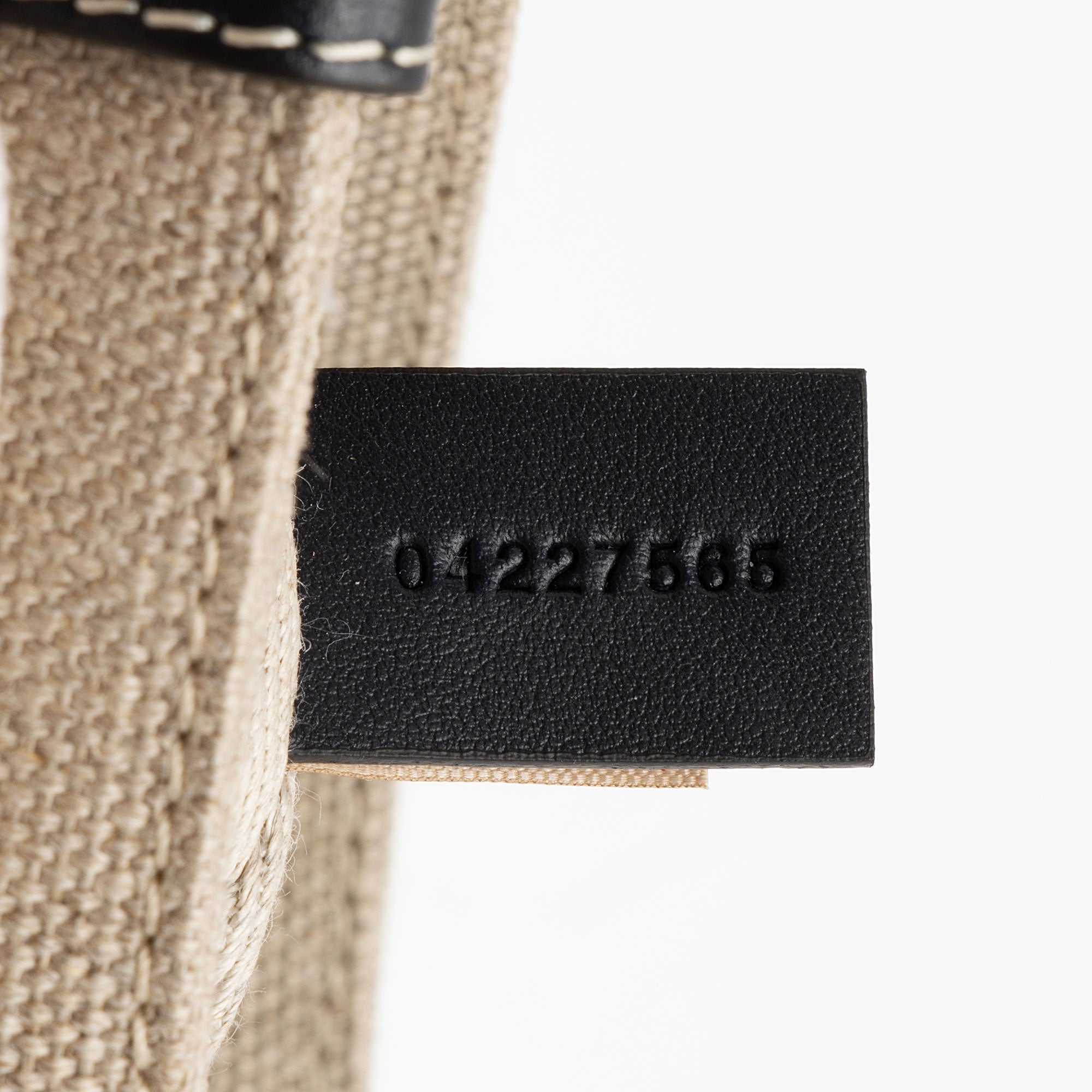 Chloe Linen Canvas Woody Mini Tote (SHF-5WdQnO)