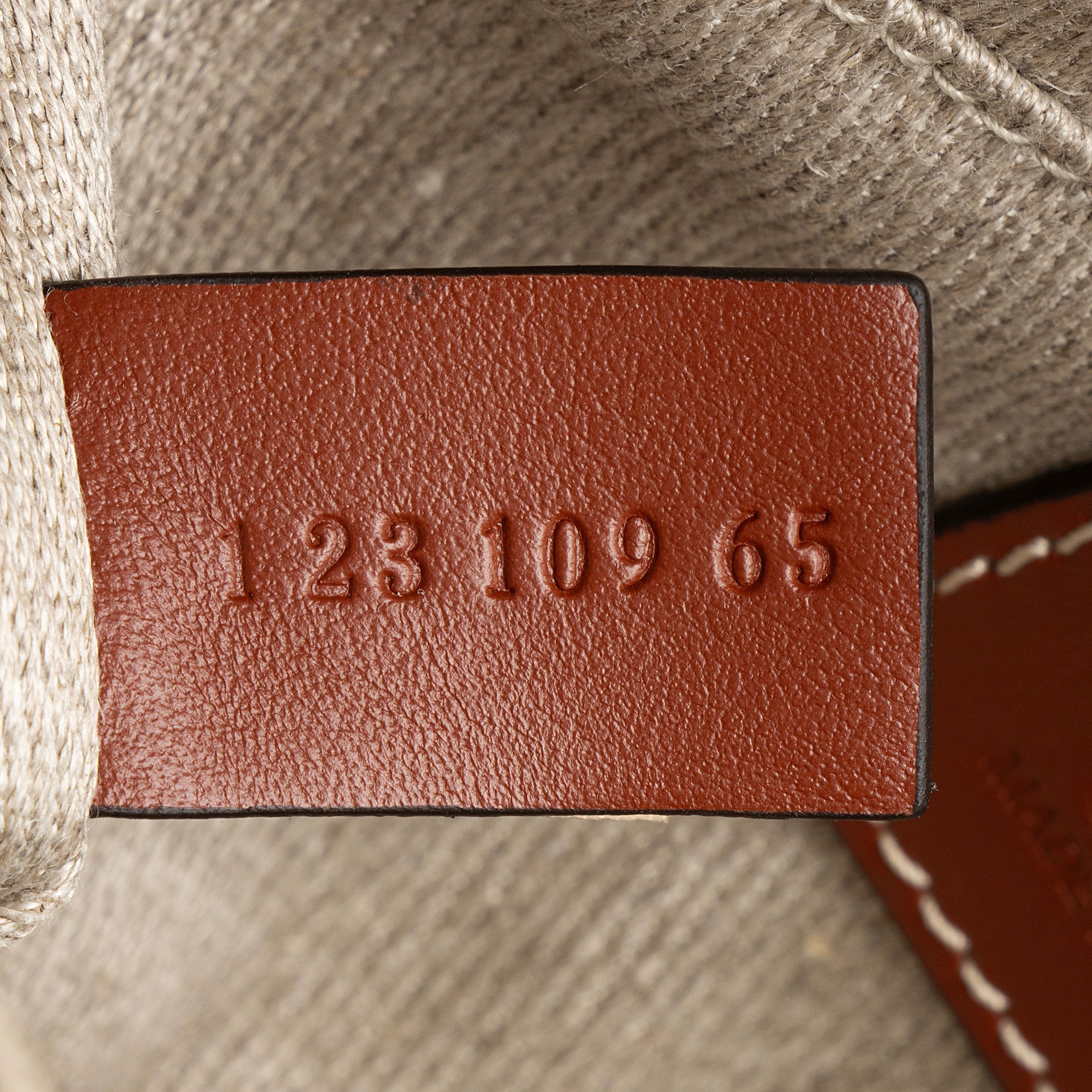 Chloe Linen Canvas Woody Mini Tote
