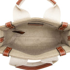 Chloe Linen Canvas Woody Mini Tote