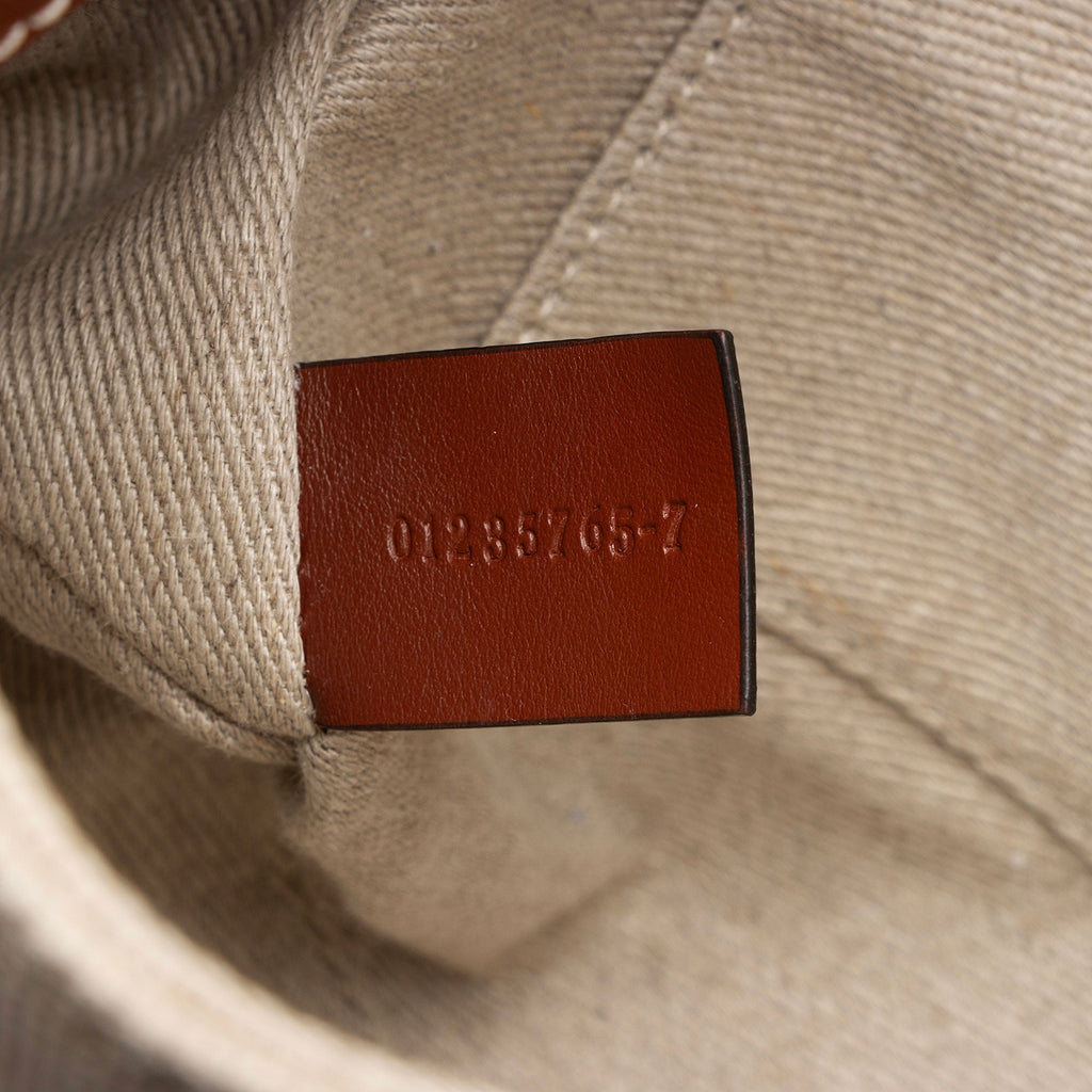 Chloe Linen Canvas Woody Small Tote