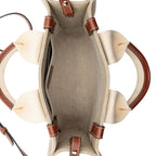 Chloe Linen Canvas Woody Small Tote