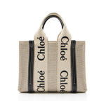Chloe Linen Canvas Woody Small Tote