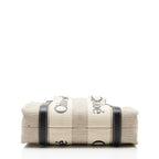 Chloe Linen Canvas Woody Small Tote