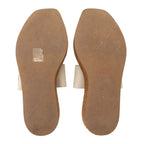 Chloe Linen Woody Wedge Espadrilles - Size 7 / 37