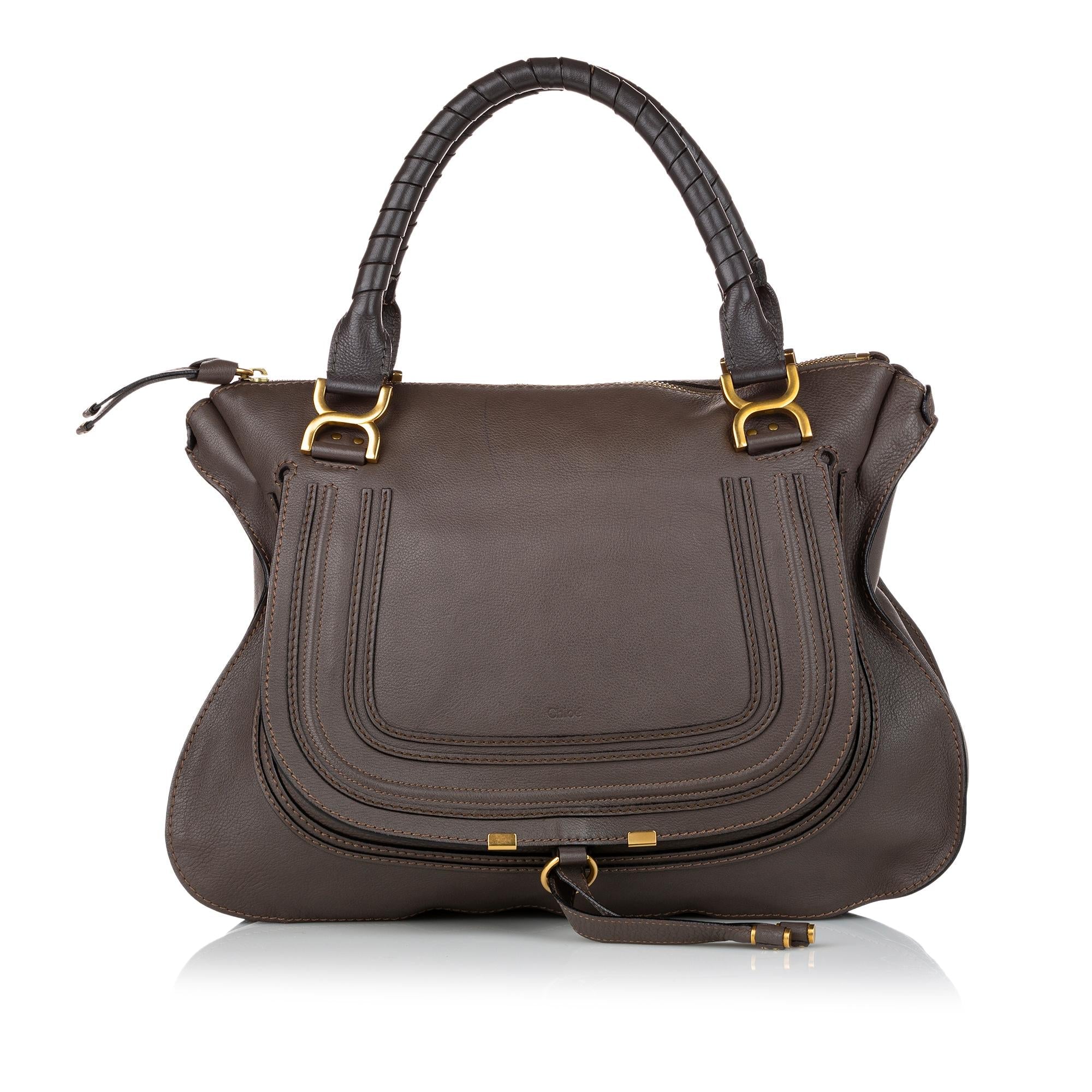 Chloe Marcie Leather Handbag (SHG-28749)