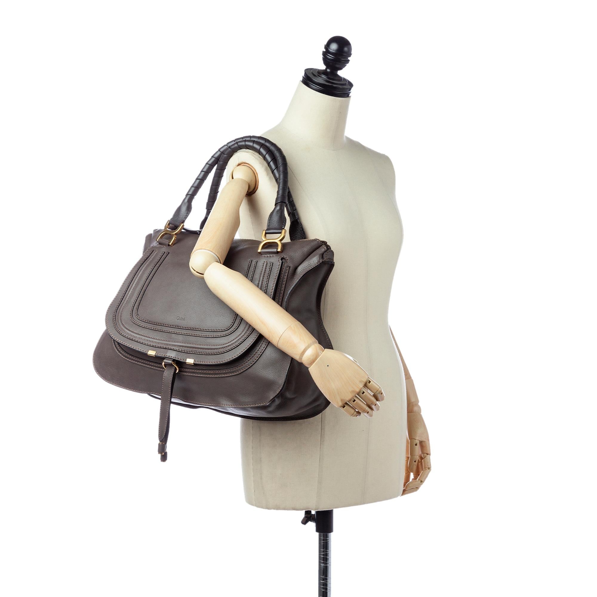 Chloe Marcie Leather Handbag (SHG-28749)