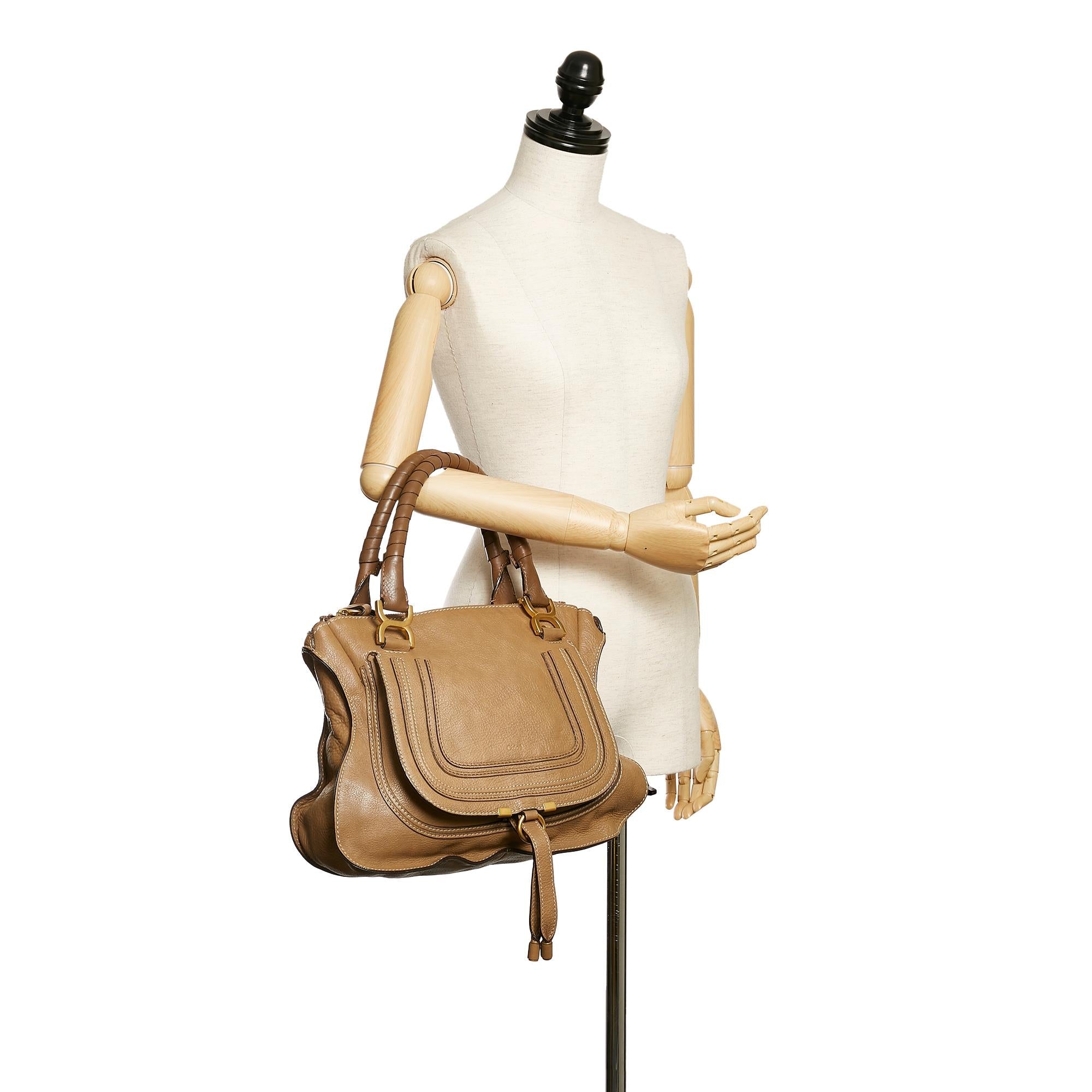 Chloe Marcie Leather Handbag (SHG-30146)