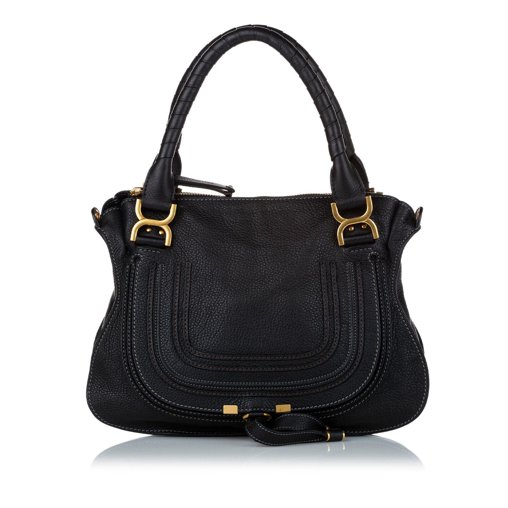 Chloe Marcie Leather Satchel (SHG-29831)