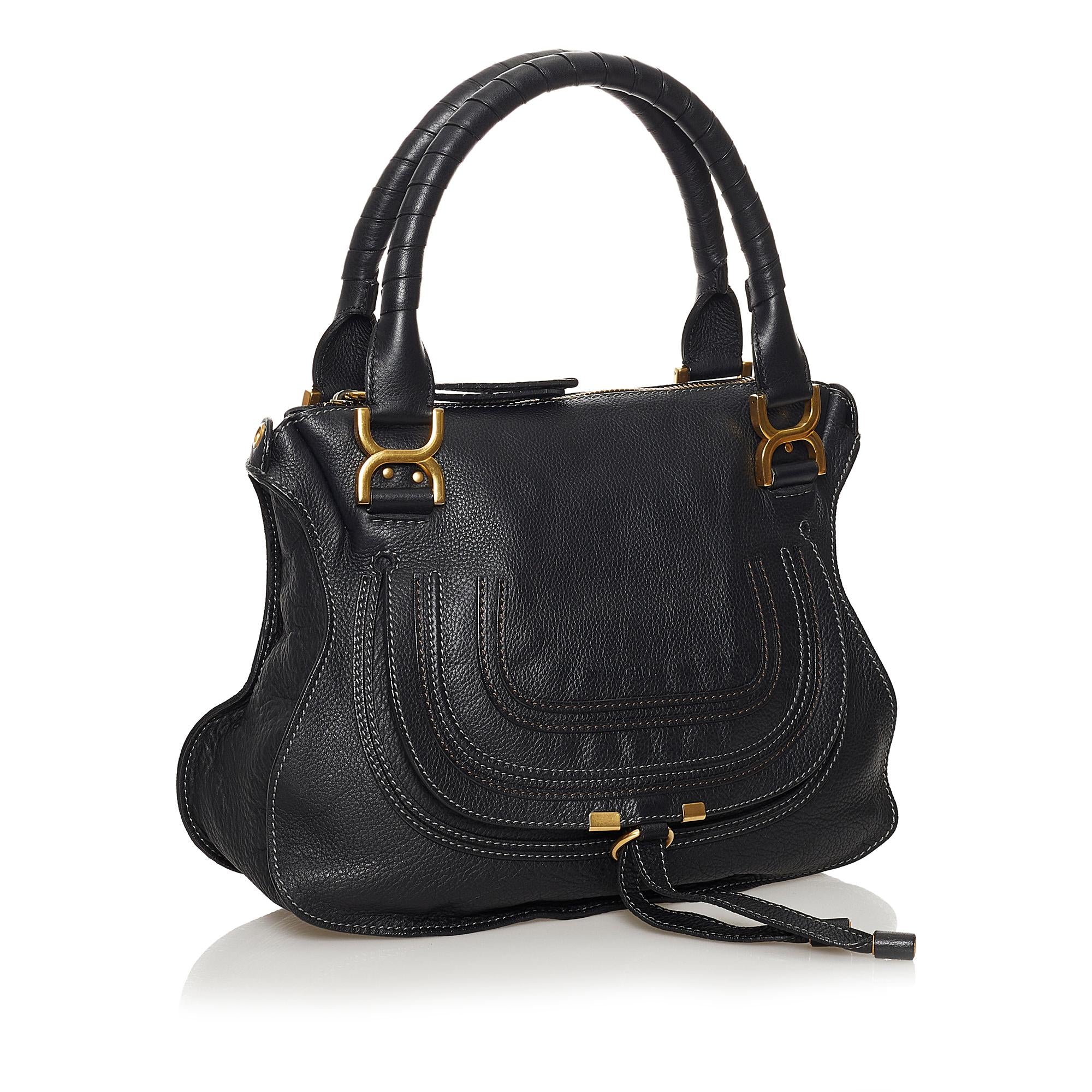Chloe Marcie Leather Satchel (SHG-30044)